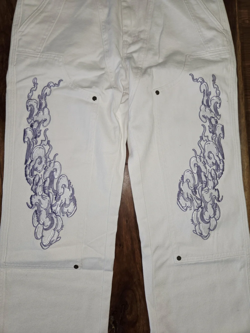 Steve Aoki's Dim Mak/One-Piece Collab Men's Embroidered Jeans